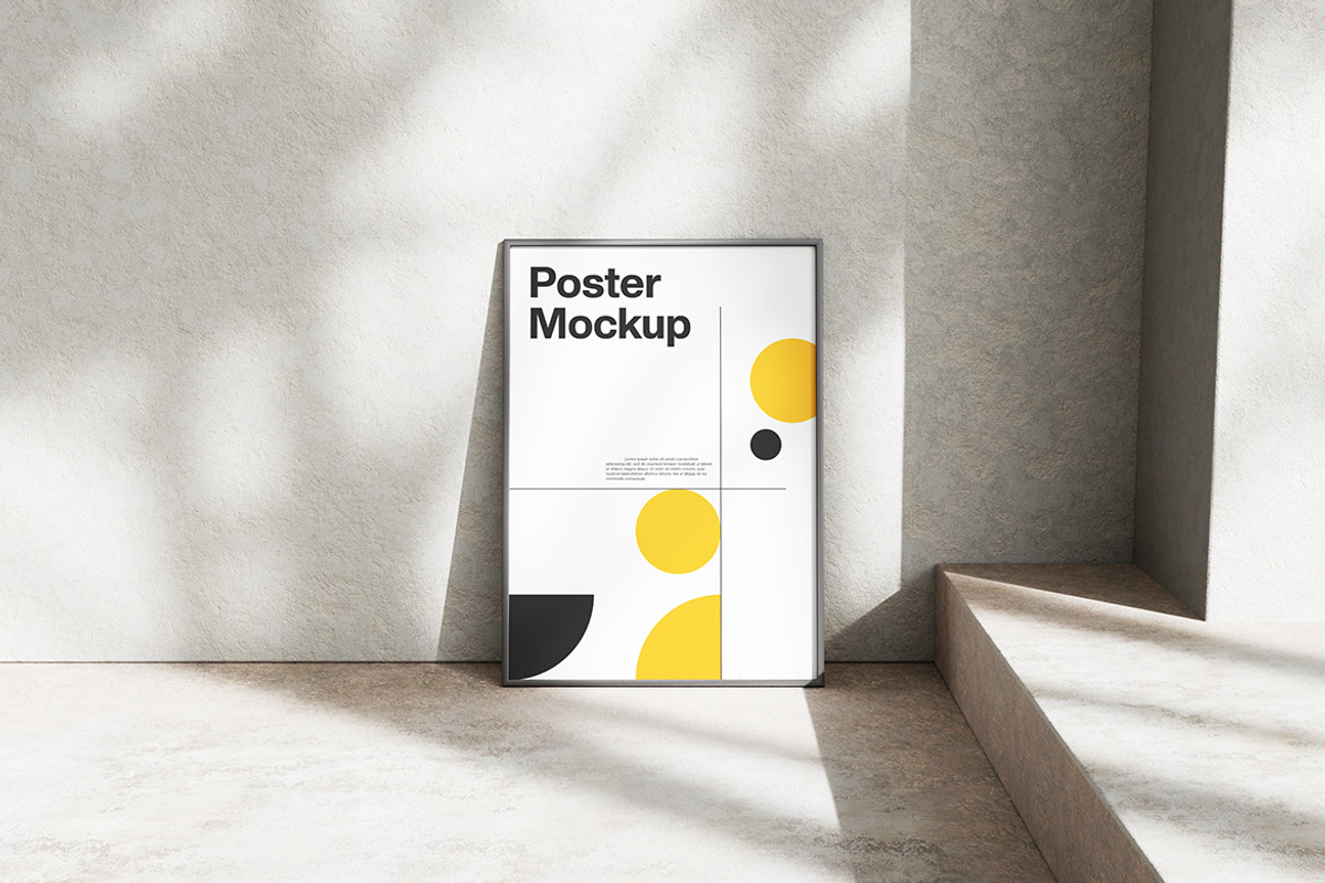 Poster Frame Mockup, a Product Mockup by bimockup (Photo 2 of 6)