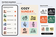 Home Life Activity Icons -Hand Drawn, an Outline Icon by Symbolic Language (Thumbnail 7 of 7)