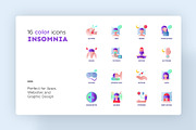 Insomnia | 32 Icons Set Hand Drawn, an Outline Icon by Marina Silence (Thumbnail 4 of 17)