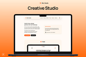 Slim Studio - Framer Agency template