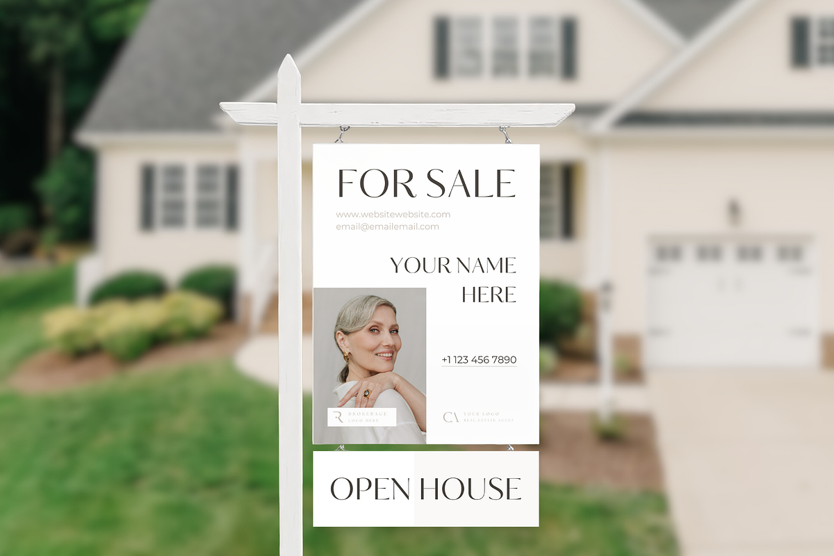 Real Estate Yard Sign For Sale, a Marketing Template by EstateElements (Photo 5 of 7)