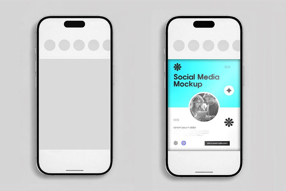 Instagram Social Media Post Mockup, a Social Media Template by studiogstock (Photo 2 of 2)