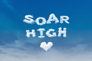 Cumulus Clouds Letters Overlays, a Symbol Font by PhotoSpirit (Thumbnail 4 of 8)
