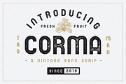 The Corma - 4 Font Files, a Sans Serif Font by Graphicfresh (Thumbnail 1 of 7)