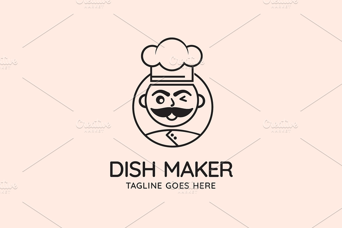 Dish Maker Logo - Chef Logo, a Branding & Logo Template by Creattlle (Photo 3 of 4)