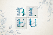 Classic Blue Watercolor Botanical, a Decorative Illustration by Papatongartist (Thumbnail 6 of 10)