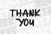 Blacker Strokes, a Handwritten Font by Letterara (Thumbnail 12 of 12)