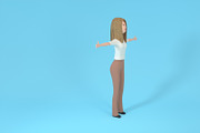 Female Character Lucy, a Characters & Person 3D Model by 3DTreatment (Thumbnail 18 of 32)
