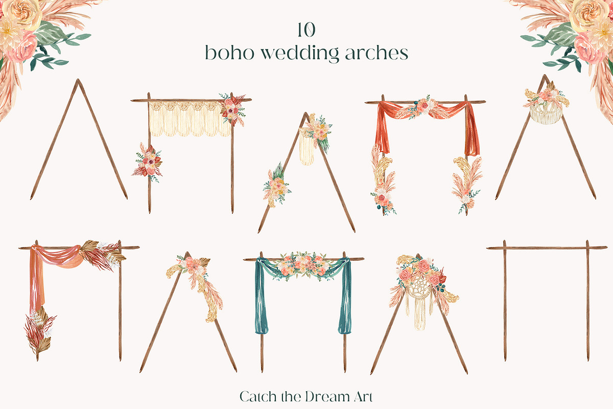 WILD BOHEME Wedding Creator, a Decorative Illustration by Catch the Dream Art (Photo 14 of 20)
