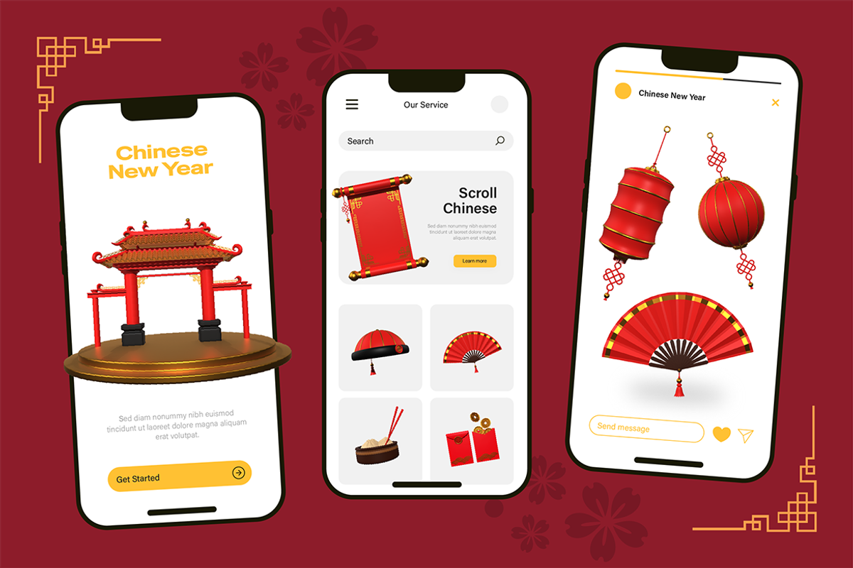 3D Chinese New Year Icon Pack, an Object 3D Model by Burntilldead (Photo 6 of 7)