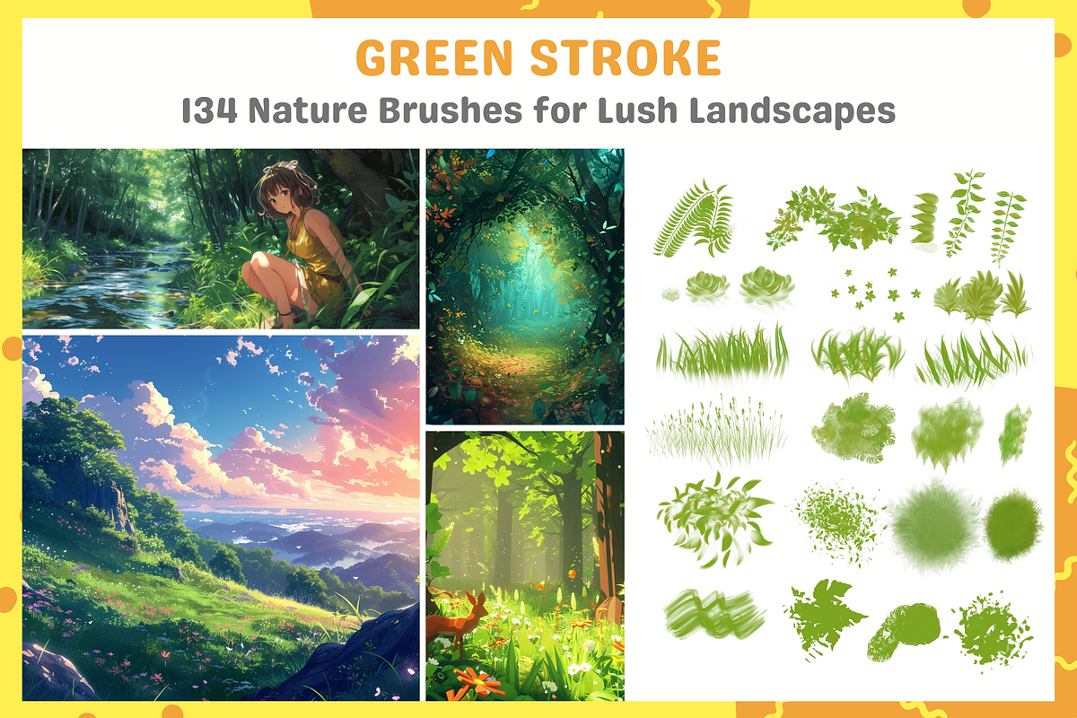 134 Premium Nature Brushes, a Brushes & More by nikiartcorner (Photo 2 of 7)