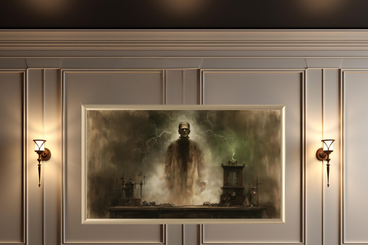 Rustic Halloween Frame Tv Art Set, a Seasonal Illustration by PrintablesByFranklyn (Photo 14 of 16)