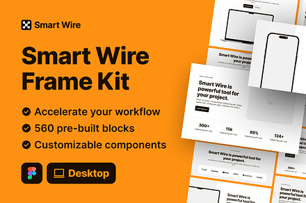Smart Wire Frame Kit, a Wireframe Template by CreativeUI