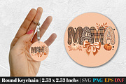 Fall Round Keychain SVG PNG Bundle, an Illustration by Actual Pixel (Thumbnail 6 of 20)