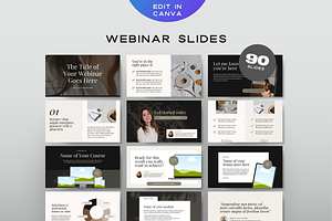 Webinar Masterclass Slide Deck, a Presentation Template by Pixel & Flow