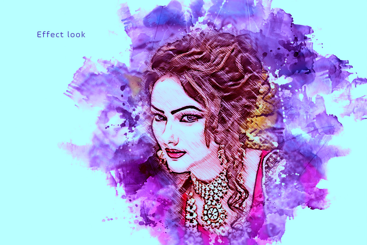 Watercolor Wash Photoshop Action 2, an Action Add-On by MRI STUDIO (Photo 9 of 19)