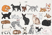 Cat Lover - Vector collection, an Animal Illustration by Alina Sh (Thumbnail 3 of 10)
