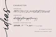 Ideas Script Font, a Script Font by Muwatta Studio (Thumbnail 7 of 9)