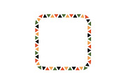 African Mexican Ethnic Motif Frame, a Decorative Illustration by Elena Pimukova (Thumbnail 3 of 7)