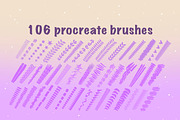 105+ Procreate linocut brushes, a Brush Add-On by laura.design (Thumbnail 4 of 9)