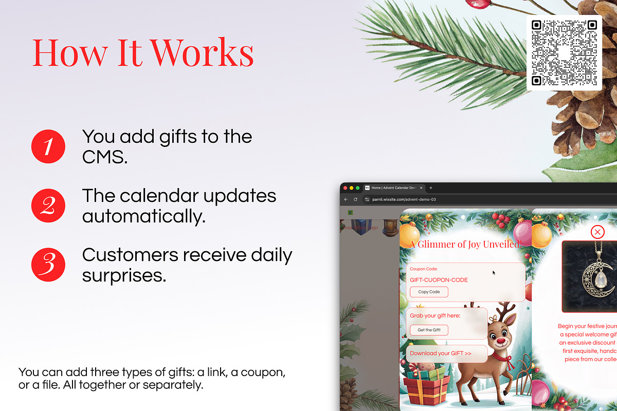 Wix Advent Calendar: Lead Funnel preview 2