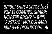 Cumbre | Slanted Wavy Display Font, a Sans Serif Font by Antipixel Type Studio (Thumbnail 2 of 16)