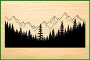 50 Mountain Silhouette Clipart Vecto, an Illustration by Gaye Art (Thumbnail 2 of 4)