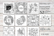 Christmas coloring pages, a Decorative Illustration by Ekaterina Glazkova (Thumbnail 6 of 7)