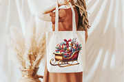 Vintage Noel Retro Christmas Clipart, an Illustration by Pixels.Craft (Thumbnail 5 of 7)