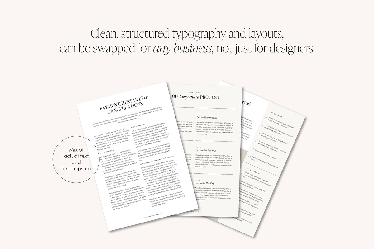 Welcome Pack / Info Guide, a Presentation Template by January Made Design (Photo 3 of 7)