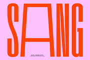 GR SANG - Condensed Display Typeface, a Sans Serif Font by Garisman Std (Thumbnail 1 of 16)