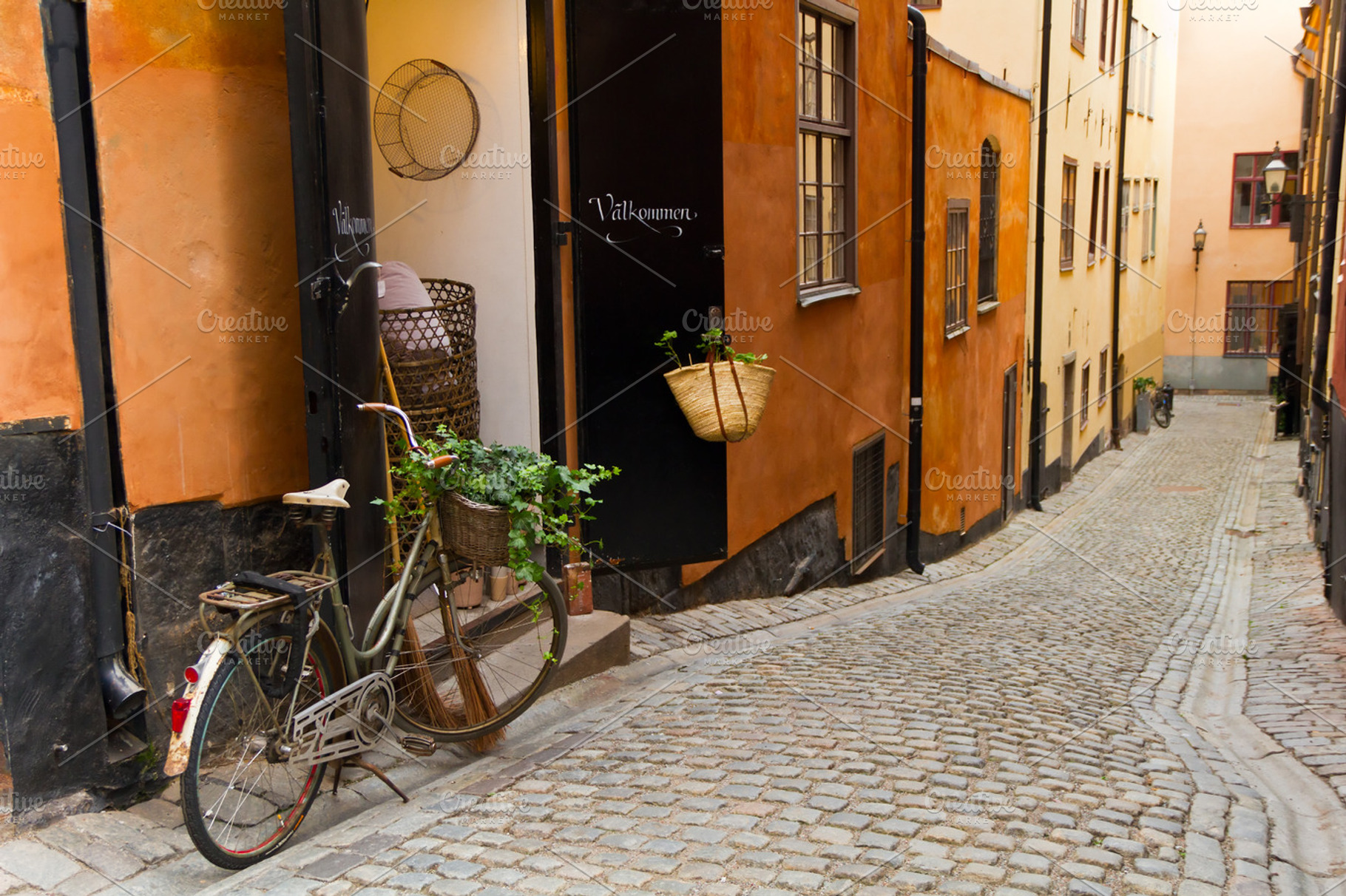 The old street in Stockholm
