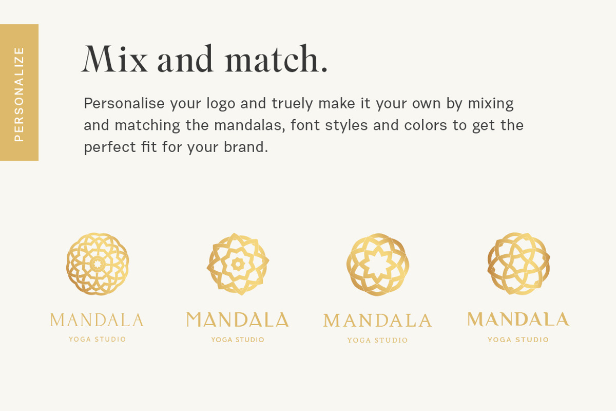 Gold Mandala Logo Template, a Branding & Logo Template by GudBrand Studio (Photo 4 of 7)
