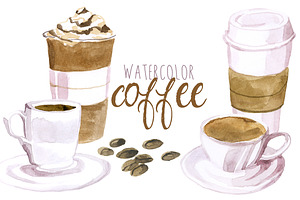 Watercolor Coffee