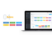 DashBee - Dashboard UI Kit, an UI Kit Template by hoangpts (Thumbnail 5 of 6)