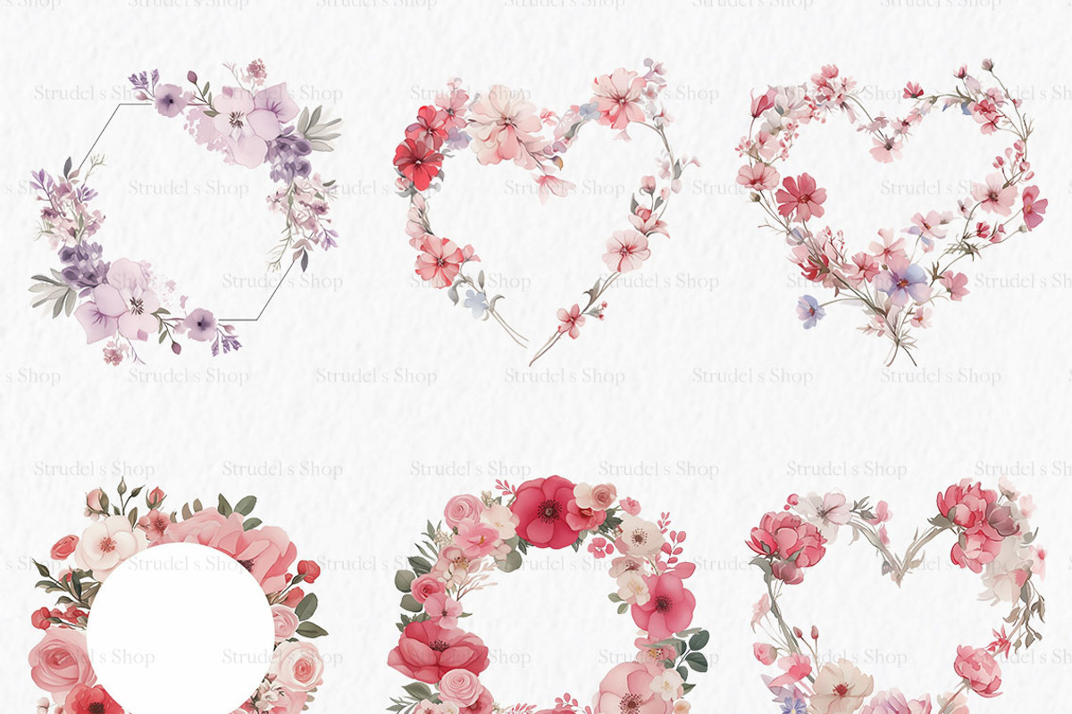 Spring Florals Clipart PNG, an Object Graphic by MyLittleMeow (Photo 6 of 6)
