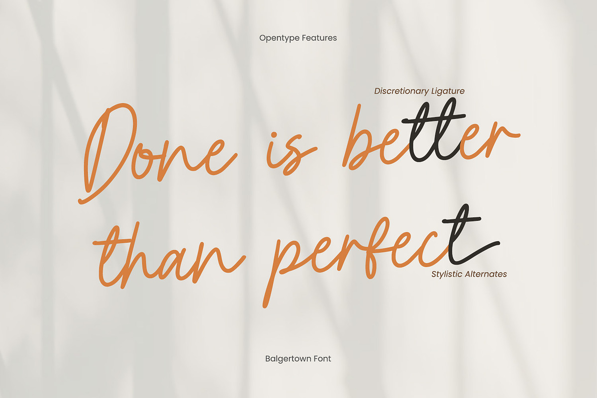 Balgertown, a Handwritten Font by yumnatype (Photo 8 of 10)