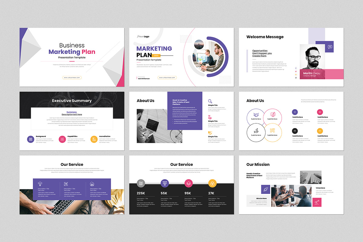 Marketing Plan Presentation Template, a Marketing Template by ...