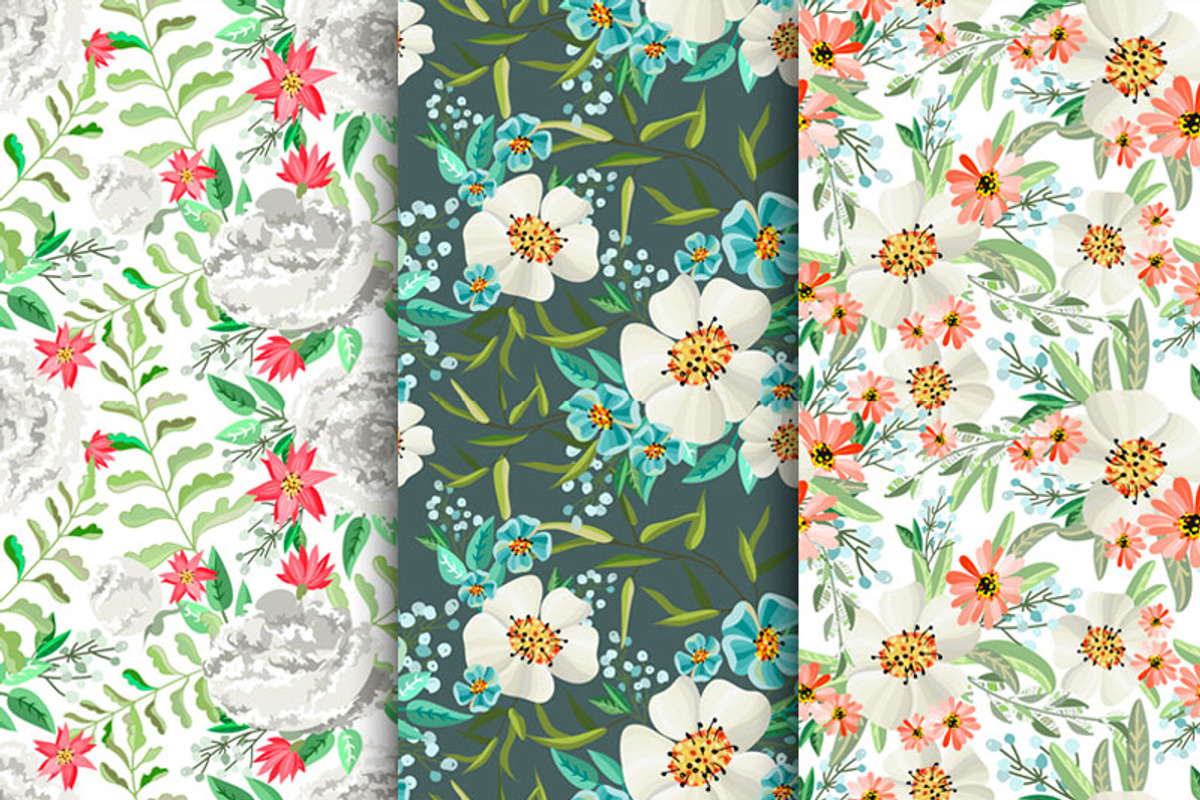 Pack of seamless patterns, a Decorative Illustration by ARSCOR (Photo 5 of 6)