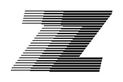 Letter Z speed motion lines logo, a Branding & Logo Template by Leksono (Thumbnail 1 of 2)
