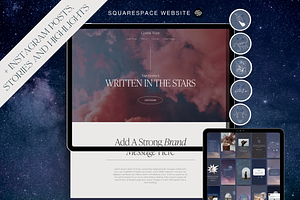 Mystic Website Squarespace Template