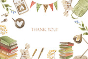 Children and books, watercolor set, an Education Illustration by Love Watercolor Store (Thumbnail 10 of 10)