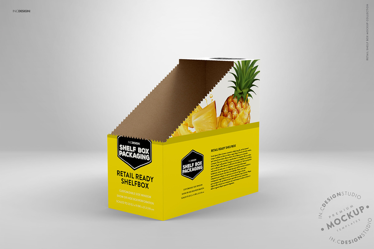 Retail Shelf Box 13 Packaging Mockup, a Packaging Mockup by INCDesign (Photo 5 of 8)