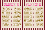 Redecore – Art Deco Font Family, a Sans Serif Font by Griyo Type (Thumbnail 5 of 12)
