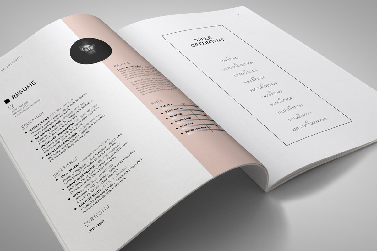 Graphic Design Portfolio Template, a Brochure Template by adekfotografia (Photo 4 of 29)