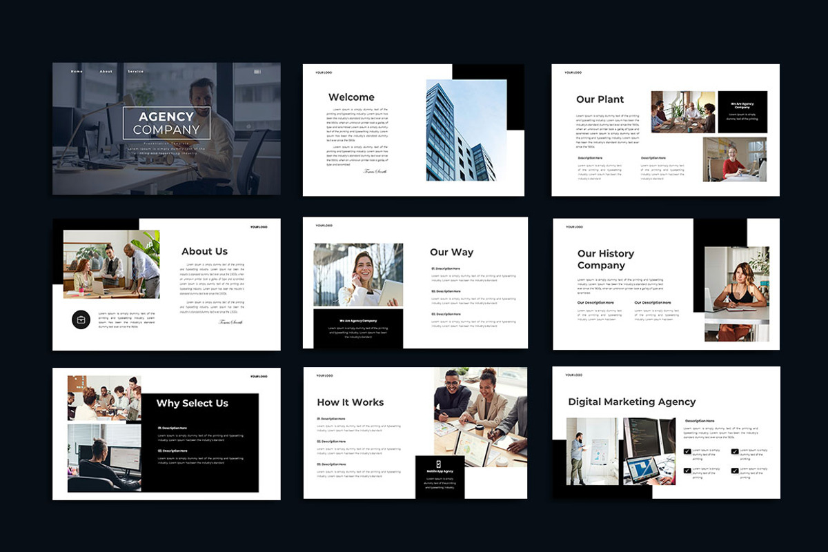 Agency Company Key&GSL, a Presentation Template by yanindesign (Photo 2 of 5)