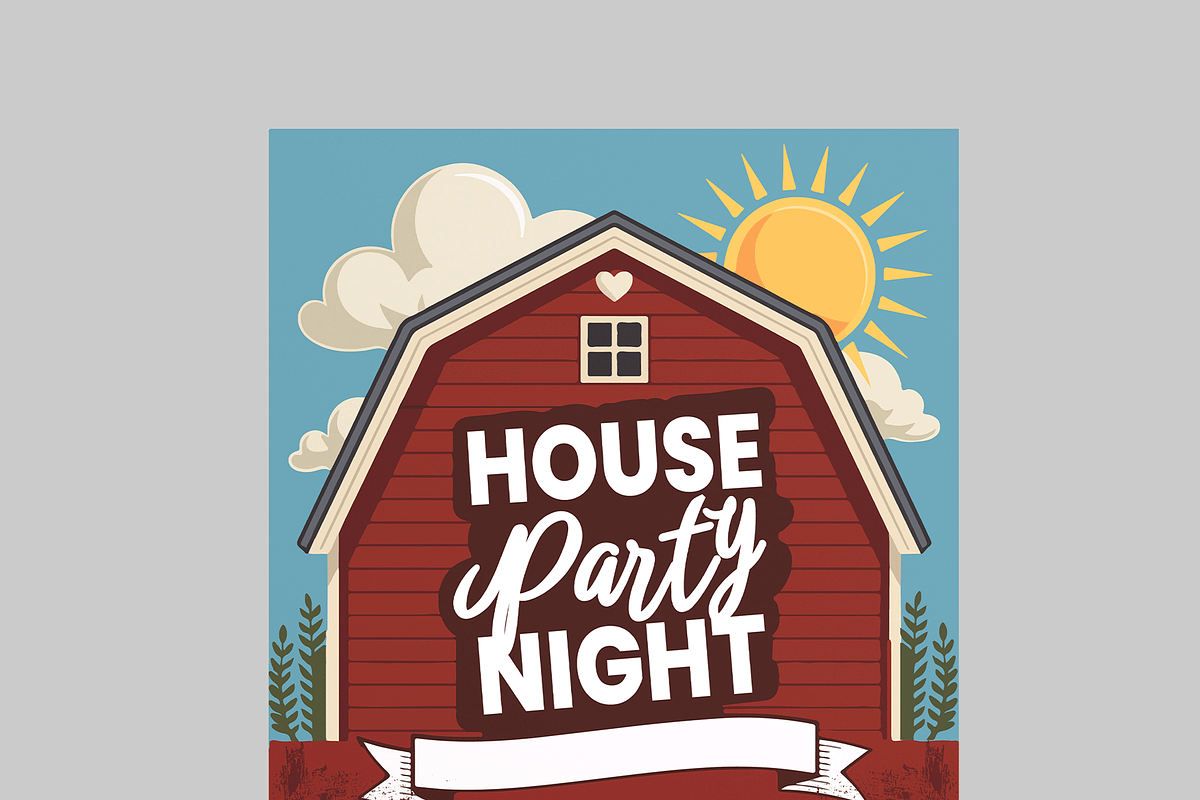 House Party Invitation Template, a Flyer Template by MightyDesign (Photo 4 of 8)