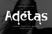 Adetas Display Serif Font, a Serif Font by Bilahstudio (Thumbnail 1 of 13)