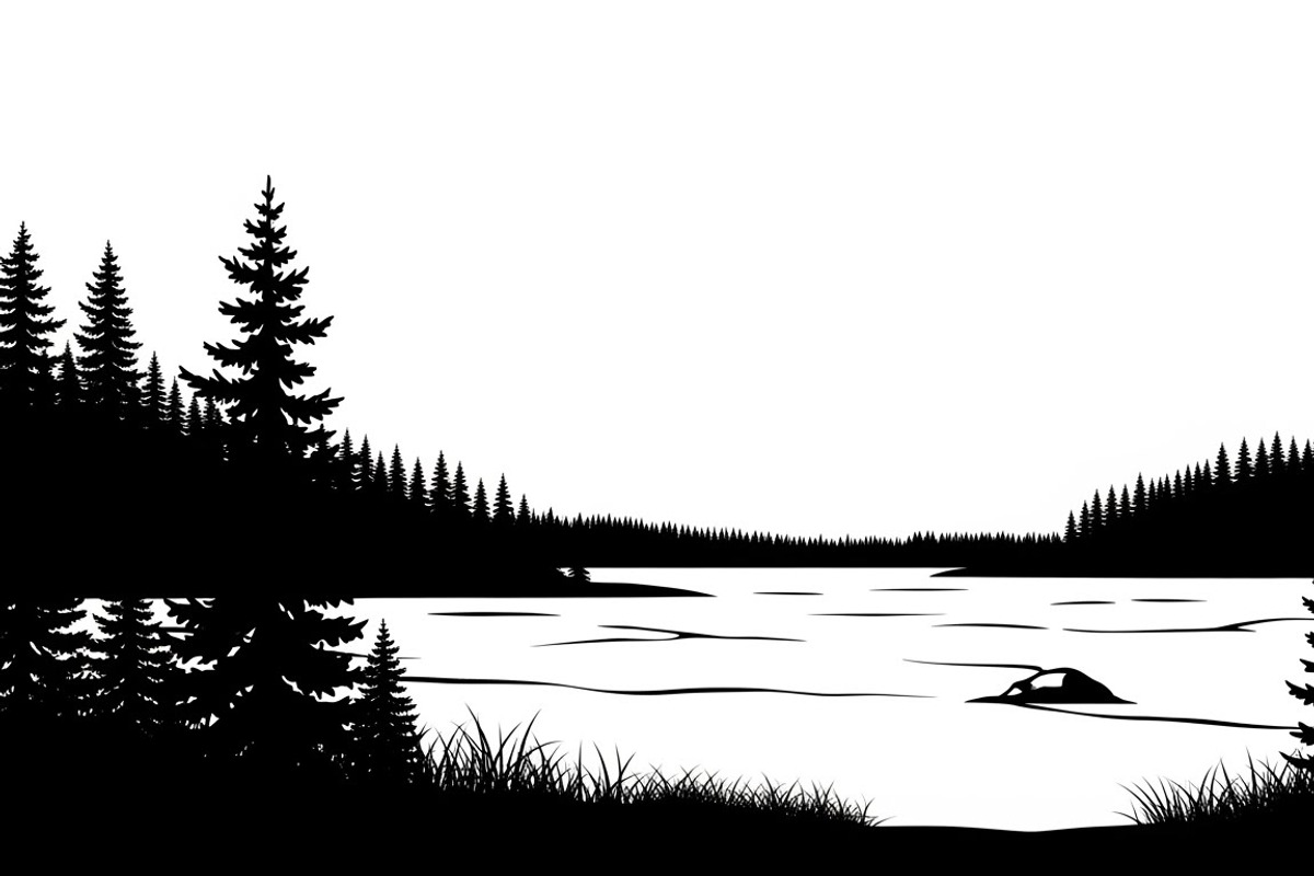 Winter Snow Silhouettes feature, an Illustration by Amazin_art (Photo 16 of 42)