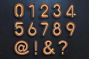 Neon Light alphabet, an Object Graphic by S_design (Thumbnail 4 of 7)